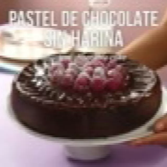 Delicioso Pastel de Chocolate sin Harina
