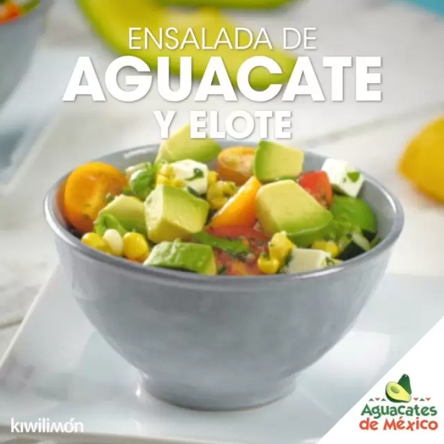 Ensalada de Aguacate y Elote