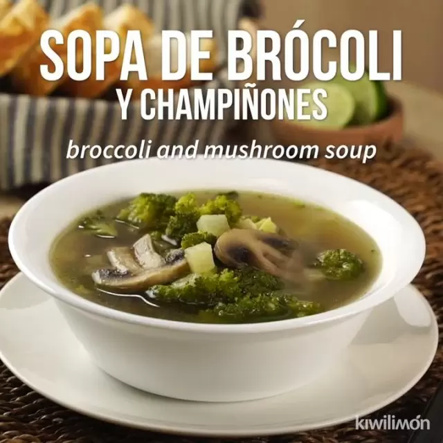 Soupe best sale brocolis champignons