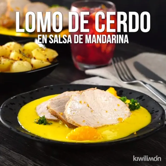 Lomo de cerdo en salsa de mandarina (Nutrioli)