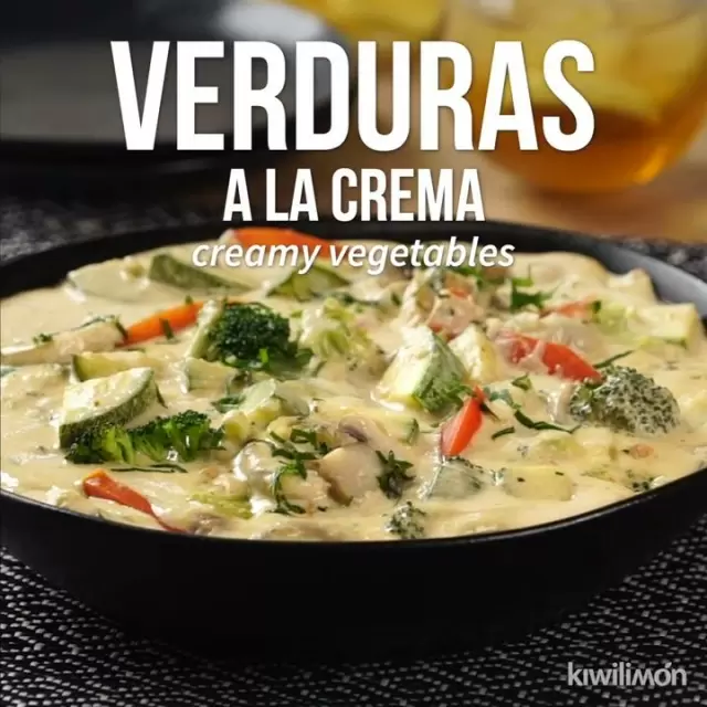 Verduras a la Crema