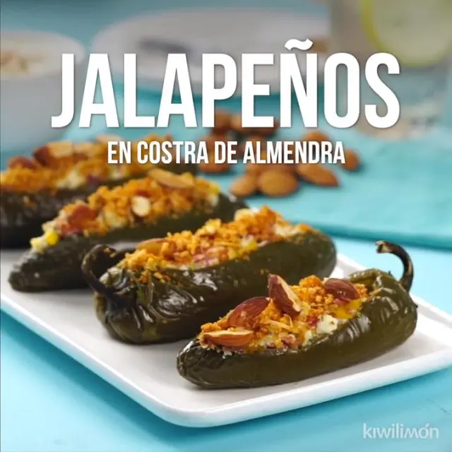Jalapeños em crosta de amêndoa 916