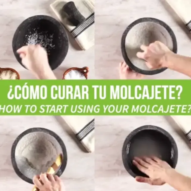 How to cure a molcajete