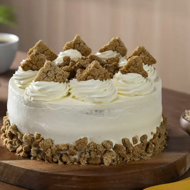Milk and Honey: Coffee and Almond Crunch Cake