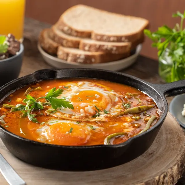 Drowned Eggs in Chilpotle Chile