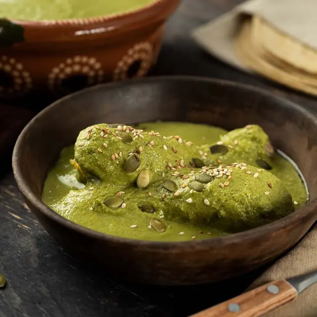 Mole Verde con Pollo Fácil