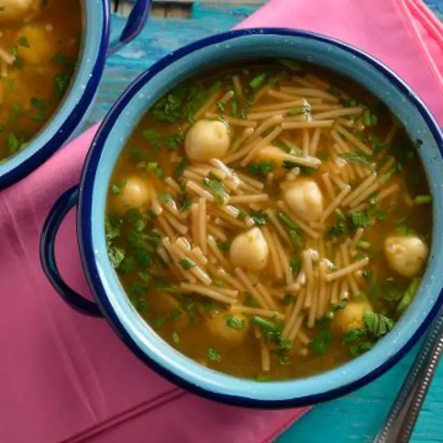 Vídeo de Sopa de Fideuá com Grão-de-bico