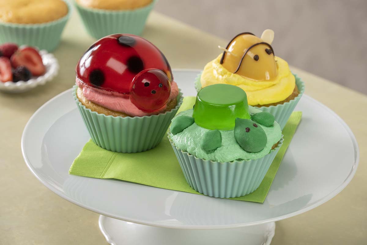 Animal Jelly Cupcakes
