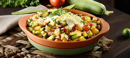 Abobrinhas à mexicana 🍴
