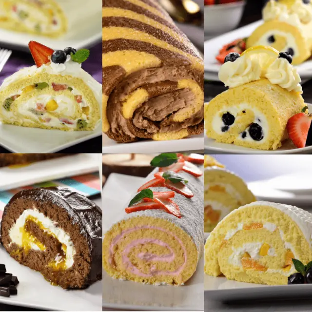 6 Easy Cold Desserts in Roll