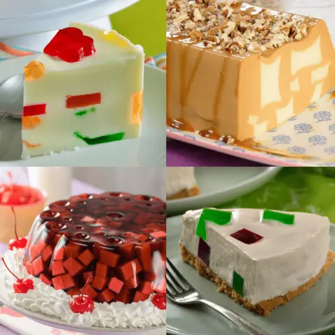 4 Mosaic Gelatins