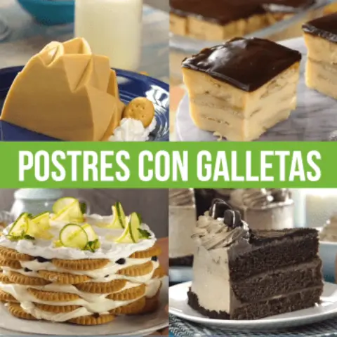 Sobremesas com Biscoitos