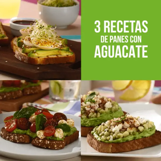 3 Recipes with Avocado Bread