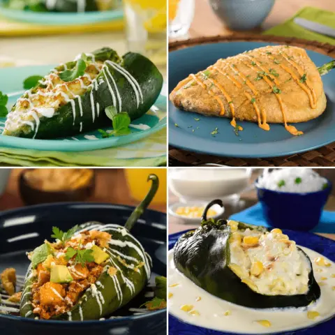 Stuffed Poblano Peppers