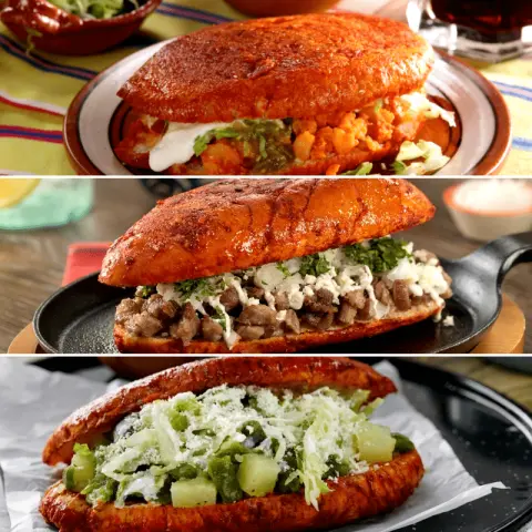 3 Mexican Pambazos