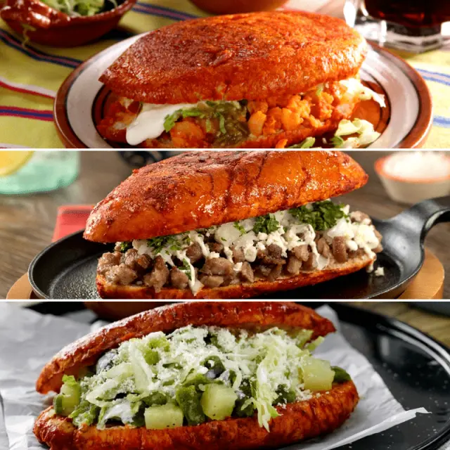 3 Mexican Pambazos