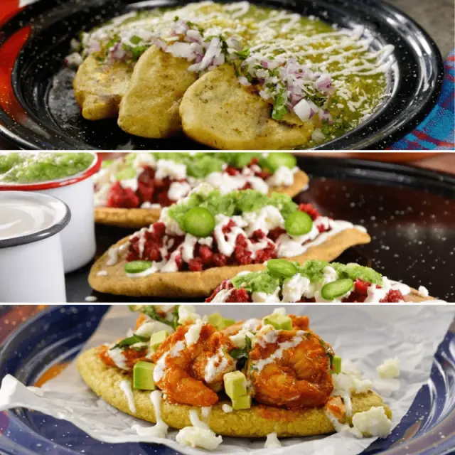 3 Mexican Tlacoyos