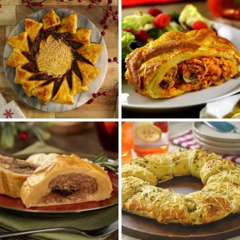 Puff Pastry Rings and Rolls