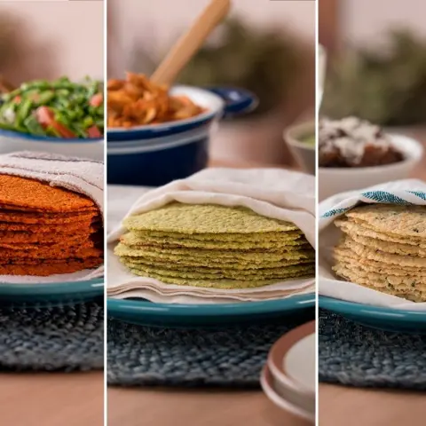 3 Cauliflower Tortillas