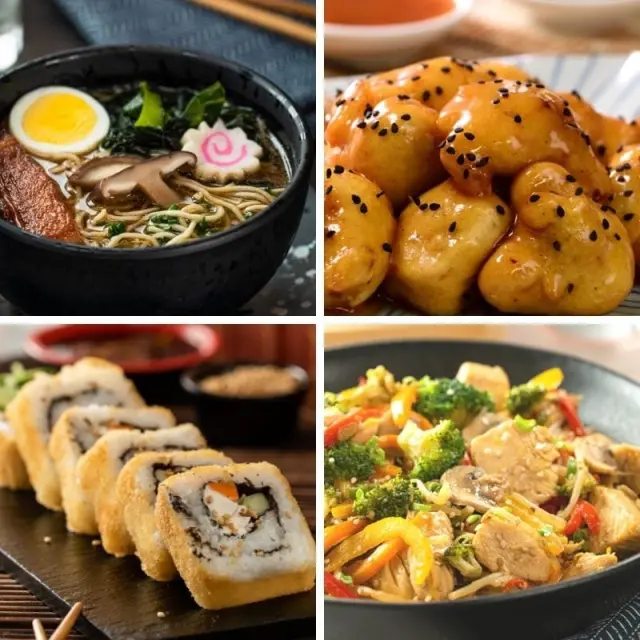 4 Asian food recipes