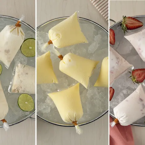 3 Popsicles