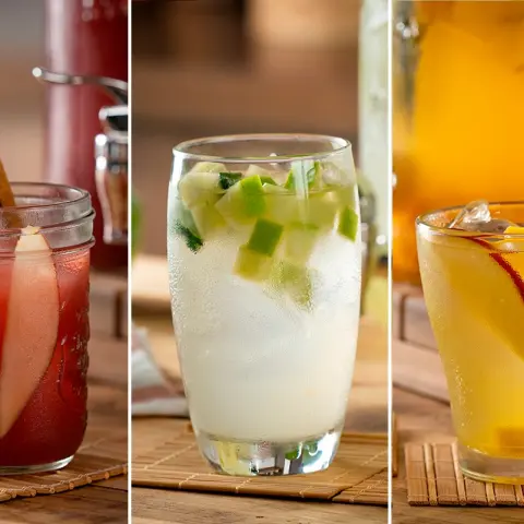 3 Sangrias com Maçã