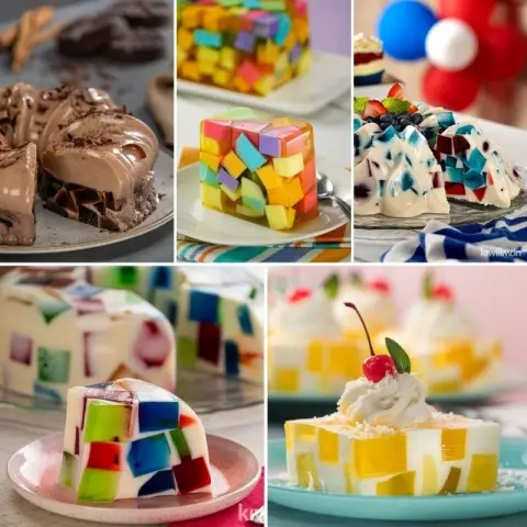 Mosaic Jellies for Parties