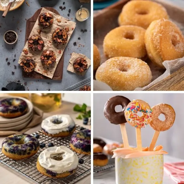 Homemade donuts to share