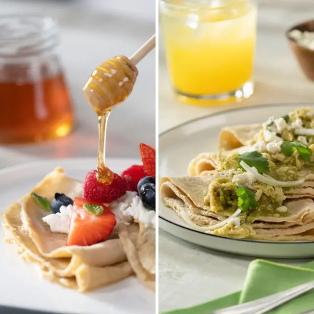 Crepes para a dieta