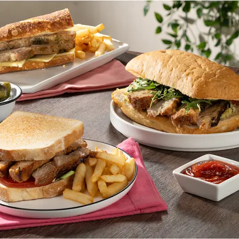 Grilled Meat Sandwiches