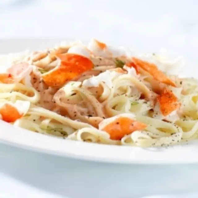 Spaghetti with Smoked Salmon and Capers