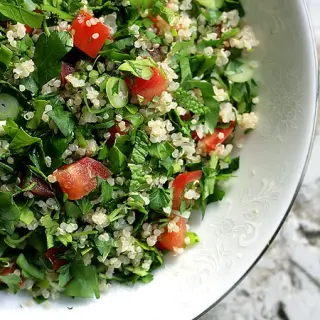 Lebanese Style Tabbouleh (Couscous Salad)