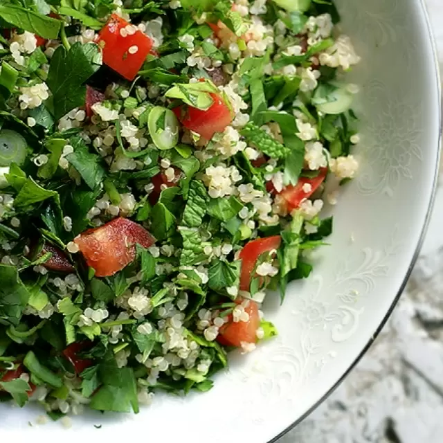 Tabule Lebanese style (Salad with Couscous)