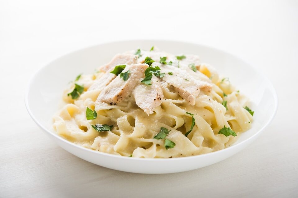 Fettuccine Alfredo Sin Lácteos