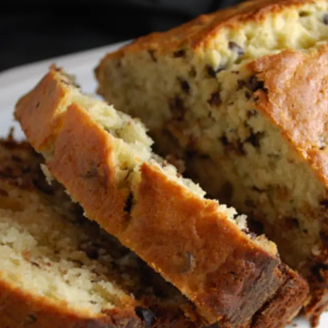 Banana Cake with Chocolate Chips
