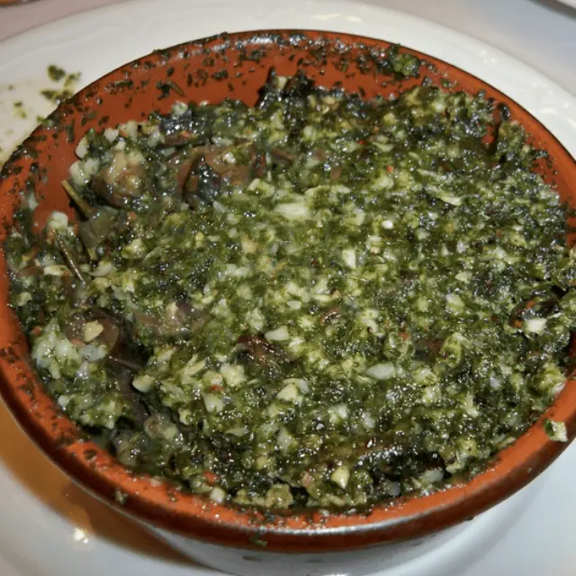 Snails or Escargots a la Bourguignonne