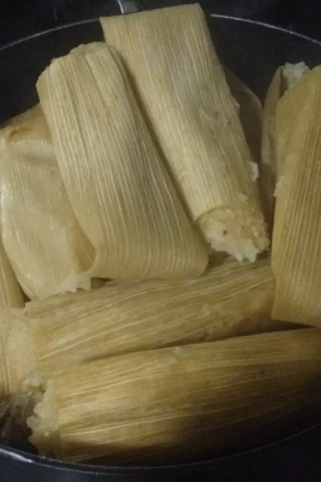 Tamales de Coco con Piña