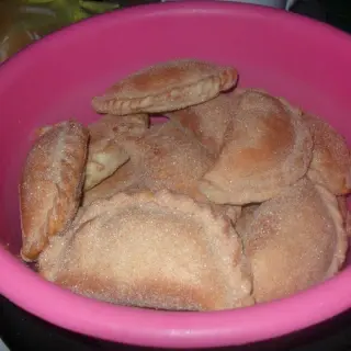 Strawberry Atole Empanadas