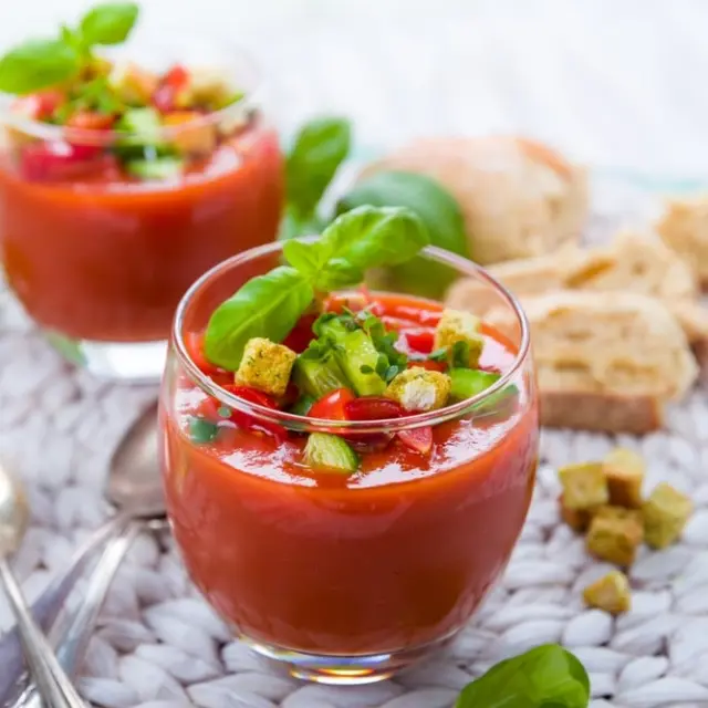 Typical Andalusian Gazpacho