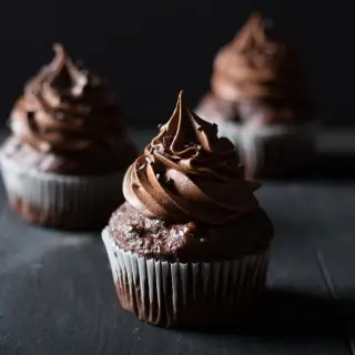 Moist Chocolate Cupcakes with Chocolate Frosting