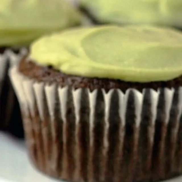 Avocado and Chocolate Cupcakes