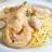 Spaghetti with Shrimp in Cream