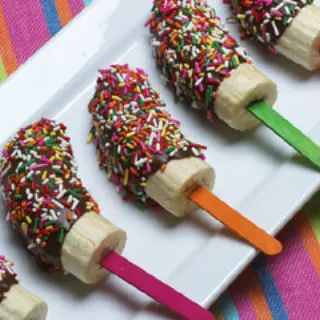 Bananas Cobertas com Chocolate