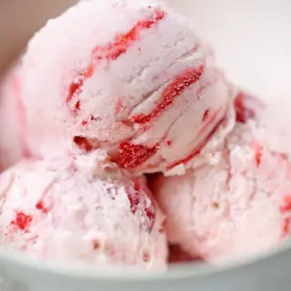 Strawberry Ice Cream for Summer