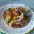 Arabic Bread with Cheese, Ham, and Salad