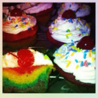 Rainbow Cupcakes