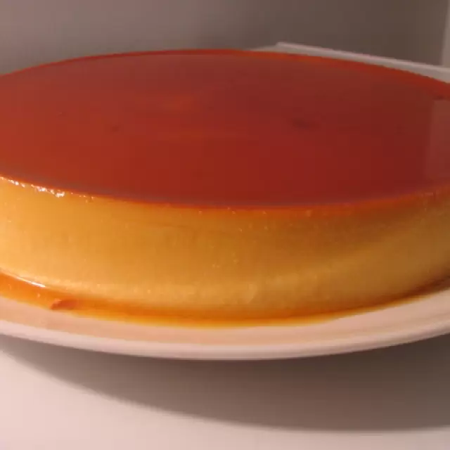 Flan Casero Con Queso Doble Crema