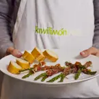 Rolinhos de Aspargos com Presunto Serrano