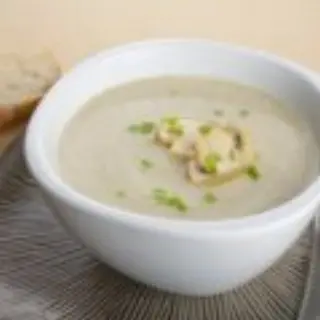 Mushroom Cream with Celery, Leek, and Thyme