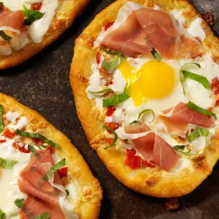 Egg Mini Pizzas for Breakfast